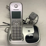 Panasonic KX-TGD210N Silver Digital Cordless Homephone Telephone With Base. Fixed Price $9.75.