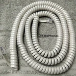 Ivory 25FT At&t Vintage Phone Long Handset Cord 2554 Curly Coil Bulk Pack. Fixed Price $10.39.