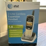 At&t TL76008 5.8 Ghz 2 Line Cordless Expansion Handset For TL76108. Fixed Price $99.99.