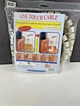 One Touch Cable Computer Wire Wrap 1"D Flexible Spiral Tube Manager New. Fixed Price $19.94.