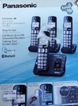 Panasonic KX-TG454 Sk Bluetooth Handset Phone Digital Answering Machine. Fixed Price $75.05.