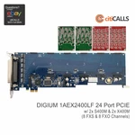 Digium 1AEX2422LF Port Analog Pcie Asterisk Card 8 Fxs Fxo Geniune Brandnew. Fixed Price $1032.00.