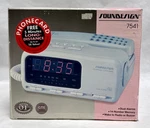 New Soundesign Model 7541 Telephone Clock Radio Am/fm Alarm Nib Nos. Fixed Price $69.00.