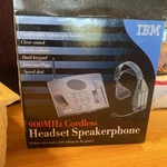 Vintage Model: IBM-900FADS Hands Free Cordless Headset Telephone. Fixed Price $32.99.