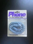 Recoton 12FT. Modular Handset Cord T42 Gray Blue - New. Fixed Price $9.95.