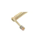 Cablesys 1200IV GCHA444012-FIV / 12' Ivory Handset Cord. Fixed Price $15.38.