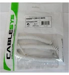 GCHA444012-FWH / 12' White Handset Cord (1200WH). Fixed Price $13.14.
