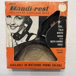 Vintage Hands-rest Solari Landline Telephone Handset Shoulder Support. Fixed Price $22.49.