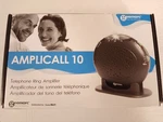 Amplicall 10 By Geemarc Telephone Ring Amplifier Black Battery Operated Open Box. Fixed Price $44.99.