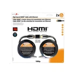 Amertac Zenith Hdmi Cable Set (2 Pack), High Speed, 6' Length - VH1006HDKIT. Fixed Price $24.99.
