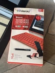 Polaroid Universal Bluetooth Keyboard For Tablets And Smartphones 3 Piece. Fixed Price $30.00.