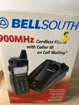 Telephone Bellsouth 900MHZ Cordless With Caller Id Waiting MH9111BK. Fixed Price $36.99.