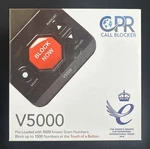 Cpr Blocker V5000 For Landline Phones Robocalls ( Open Box ). Fixed Price $34.99.