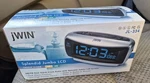Jwin Silver Dual Alarm Clock Am/fm Radio JL-334D Large Numbers Lcd Battery Wired. Fixed Price $39.99.