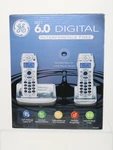 New! Ge Dect 6.0 28112EE2 Cordless Phone System Handsets Answering Machine. Fixed Price $49.94.
