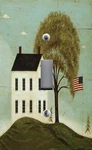 Warren Kimble White House American Flag Light Switch Wall Plate Outlet Cover. Fixed Price $15.00.