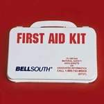 Vintage 2003 First Aid Kit 10PW-BELL 3-25-03. Fixed Price $14.95.