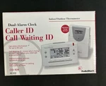 Radio Shack Dual-alarm Clock Caller Waiting Wireless Temp Sensor CID-939. Fixed Price $50.00.