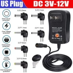 Universal Ac To Dc 3V 12V Adjustable Power Adapter Supply Charger Electronics. Fixed Price $8.99.