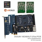 Digium 1AEX820LF Port Analog Pcie Asterisk Card Fxs Brand New Original. Fixed Price $696.00.