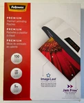 Fellows - Premium Thermal Laminating Pouches 9"X11.5" Mil 150 Pk New. Fixed Price $39.99.