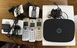 Ooma Telo System Home Phone Service Voip W/3 Handsets - Complete. Fixed Price $45.00.