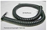 5-PACK Handset Cord Nec SL2100 Phone IP7WW 12TXH 24TXH 8IPLD 12B 22B Black 12FT. Fixed Price $16.99.