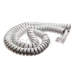3X 12' Ft Telephone Handset Coil Cord Cable Home Office 4P4C RJ-22 White. Fixed Price $6.99.