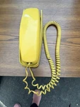 Trimline Yellow Rotary Telephone Vintage Model RB1-1-1. Fixed Price $50.00.