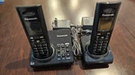 Panasonic KX-TGA820B 1.9 Ghz Digital Dect 6.0 2X Handsets Cordless Phones. Fixed Price $40.00.
