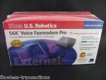 3COM Us Robotics Model 5605 56K Voice Faxmodem Pro V.90 2 Brand New Sealed. Fixed Price $49.99.