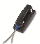 Cortelco ITT-2554-AHCNDL-BK No Dial Wall Phone With Metal Strong Cord Black. Fixed Price $165.12.