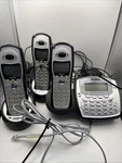 Vintage Uniden Power Max 5.8 Analog Set Includes 3 Phones, Digital Answer. Fixed Price $30.00.