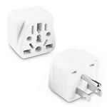 European To Us Plug Adapter 2-PACK For Uk/eu American Outlet Type B. Fixed Price $13.96.
