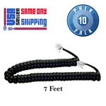 10 Pack Black 7 Foot Telephone Handset Cord Free Shipping Tuff Jacks. Fixed Price $13.25.