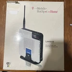 T-mobile Hotspot Home Linksys Wireless Router Phone WRTU54G-TM URU2-2. Fixed Price $15.00.
