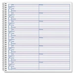 Adams Voice Mail Log, 8.25 X 8.5 Inch, Spiral Bound, 60 Forms Per Book, 2-PACK,. Fixed Price $16.99.