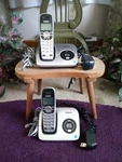 Uniden 6.0 Cordless Phone Set Of 2 With Caller Chargers & Cords DECT1560. Fixed Price $18.99.