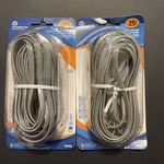 Packs Southwestern Bell 25FT Telephone Line Cord 6-CONDUCTOR White. Fixed Price $10.88.