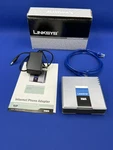 Voip Gateway Ports Sip V2 Protocol Internet Phone Voice Adapter Linksys PAP2T. Fixed Price $16.99.