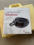 Radio Shack Nos Telephone Alarm Clock Am/fm New Open Box Model 43-864. Fixed Price $44.99.
