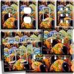 Mexican Talavera Pottery Light Switch Outlets Wall Plates Southwestern Art Decor. Fixed Price $22.49.