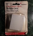 Radio Shack 6 Wire Surface Mount Modular Jack 279-419 White. Fixed Price $8.95.