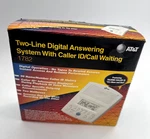 At&t 1782 Two Line Digital Answering System With Caller Id Waiting Gray New. Fixed Price $189.99.