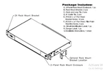 Icc ICFOR102BK, Rack Enclosure, 2-PANEL, 1-RMS Black. Fixed Price $89.50.