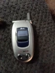 Lg VX6000 - Silver And Blue ( Verizon ) Cellular Flip Phone. Fixed Price $10.00.
