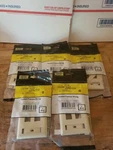 Hubbell I-station Plate, Gang, Port, Electric Ivory, IFP14EI. Lot Of 5. Nos. Fixed Price $12.00.