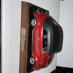 Vw Collectors Series Limited Edition Beetle Telephone W/phone Stand Red/blackvtg. Fixed Price $85.00.