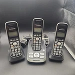 Panasonic KX-TGA421 Cordless Phone X3 W/base X4 KX-TG4221 PNLC1041 W/battery. Fixed Price $29.00.