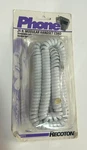 Recoton 25 Ft Modular Handset Cord T26WHITE Coiled. Fixed Price $7.00.